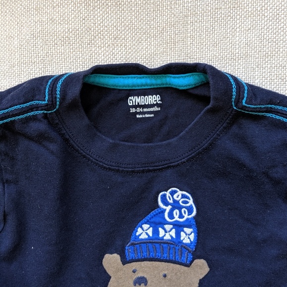 Gymboree Baby Winter Bear Long Sleeve Tee - Picture 2 of 3